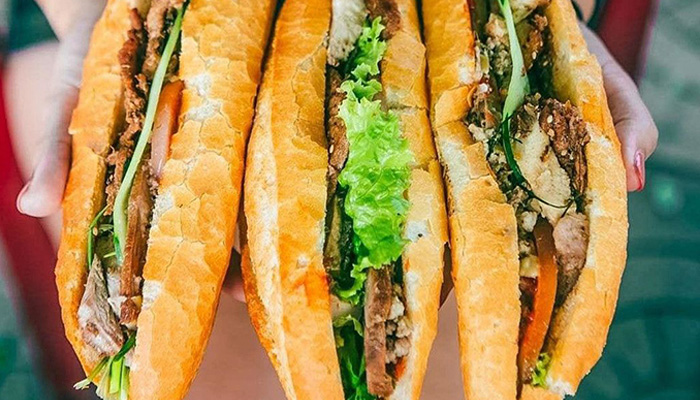 bánh mì ăn sáng