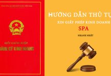 giấy phép kinh doanh SPA