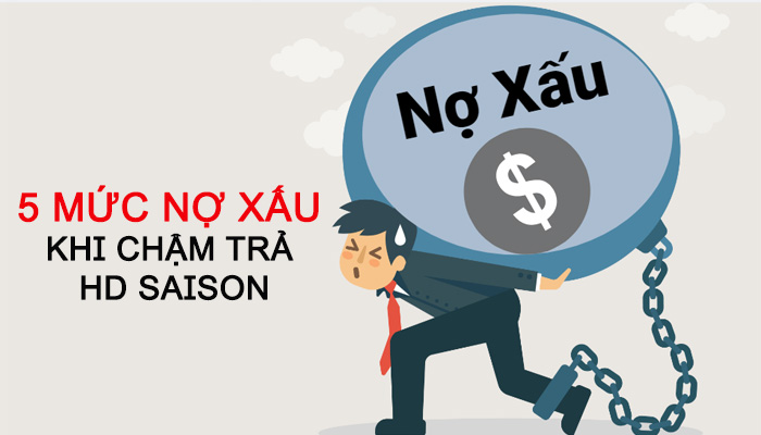 chậm trả hd saison có nợ xấu hay không