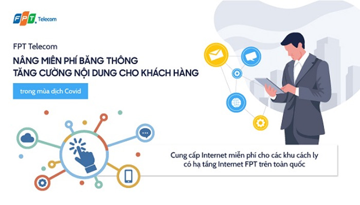 fpt telecom đồng hành covid