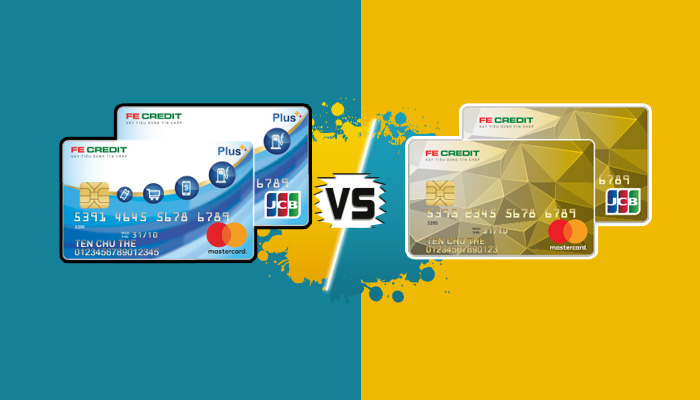 so sánh các loại thẻ tín dụng fe credit card