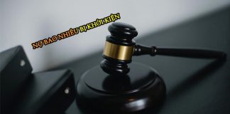 nợ số tiền bao nhiêu thì bị khởi kiện