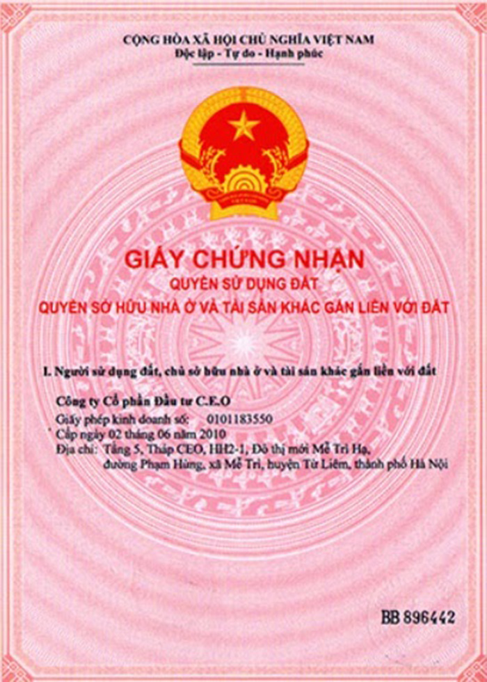 sổ đỏ vay tín chấp