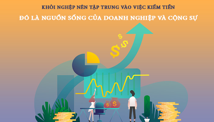 tiền là nguồn sống của doanh nghiệp trẻ