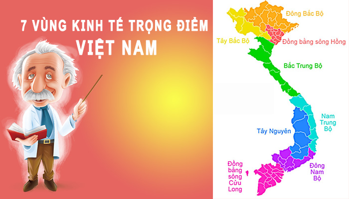 7 vùng kinh tế trọng điểm của Việt Nam