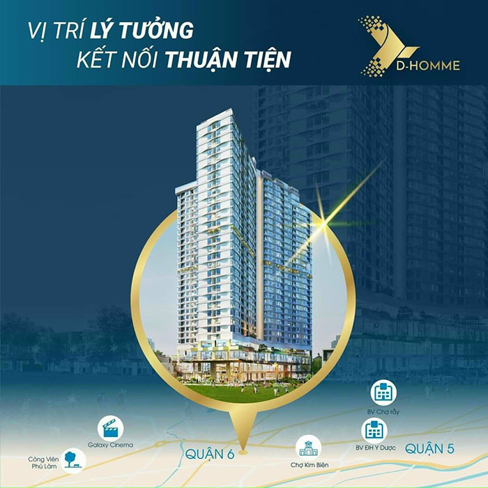 vị trí tiện lợi của d-homme