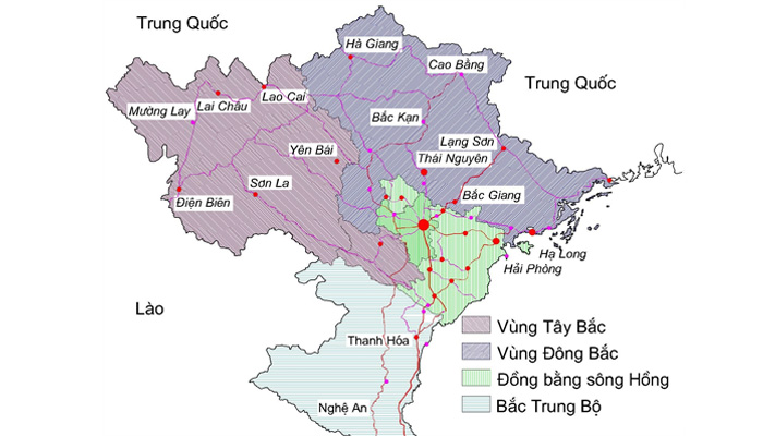 Vùng Trung du và miền núi Bắc Bộ