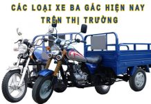 Các loại xe ba gác hiện nay trên thị trường Các loại xe ba gác trên thị trường hiện nay
