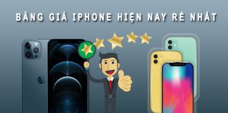 Bảng giá iPhone hiện nay
