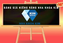 Bảng giá niềng răng Nha Khoa Kim mới nhất hiện nay Bảng giá niềng răng Nha Khoa Kim