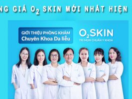 Bảng giá O2 Skin mới nhất hiện nay