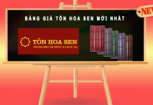 Bảng giá tôn Hoa Sen mới nhất hiện nay