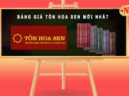 Bảng giá tôn Hoa Sen mới nhất: Kinh nghiệm khi lựa chọn tôn để lợp mái Bảng giá tôn Hoa Sen mới nhất hiện nay