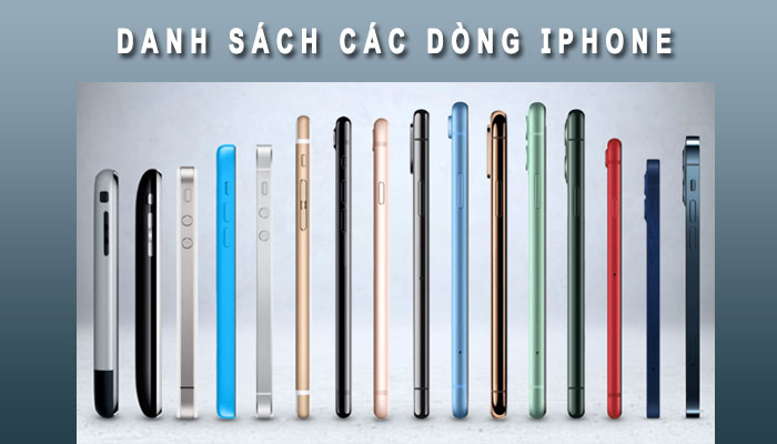 Danh sách các dòng iPhone