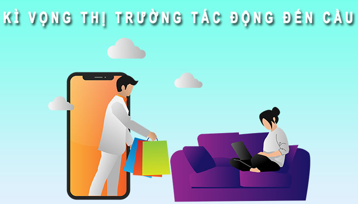 Kì vọng thị trường tác động đến cầu
