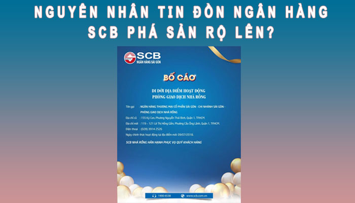 Nguyên nhân ngân hàng SCB phá sản