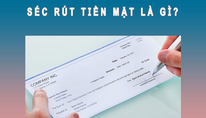 Sec rút tiền mặt là gì