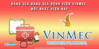 Bảng giá bệnh viện Vinmec mới nhất hiện nay