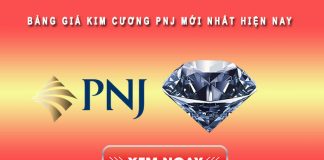Bảng giá kim cương PNJ mới nhất hiện nay