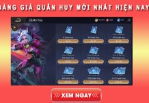Bảng giá Quân Huy: 3+kinh nghiệm chơi Liên Quân cho người mới Bảng giá quân huy mới nhất hiện nay