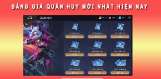 Bảng giá quân huy mới nhất hiện nay