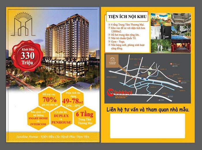 Các mẫu tờ rơi bán nhà đang được ưa chuộng