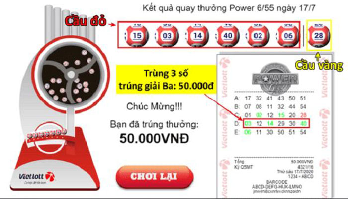 Cách dò vé số Vietlott