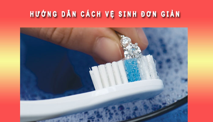 Hướng dẫn vệ sinh kim cương đơn giản