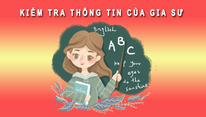 Kiểm tra thông tin gia sư