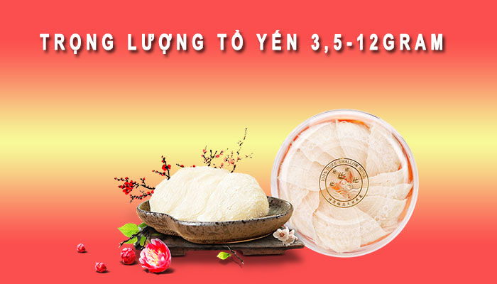 Trọng lượng tổ yến thật