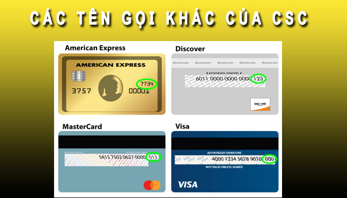 Các tên gọi khác của CSC