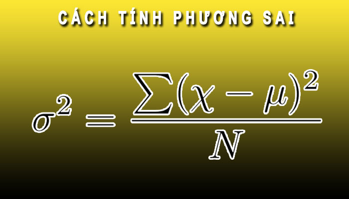 Cách tính phương sai