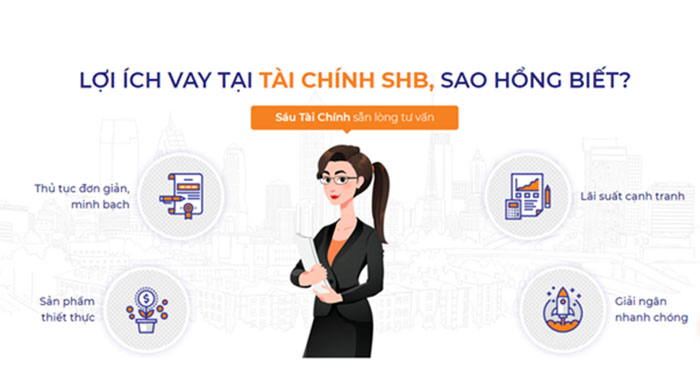hướng dẫn vay tín chấp SHB Finance