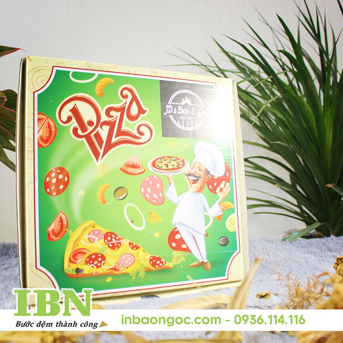 In hộp giấy Pizza
