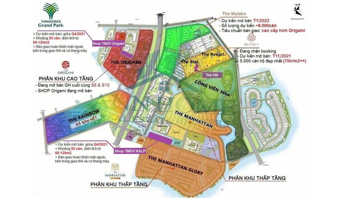tiến độ dự án Vinhomes Grand Park