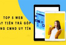 Web vay tiền trả góp bằng CMND
