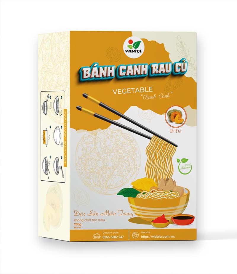 Bánh canh rau củ Vidata - món ngon độc lạ dành cho mọi nhà