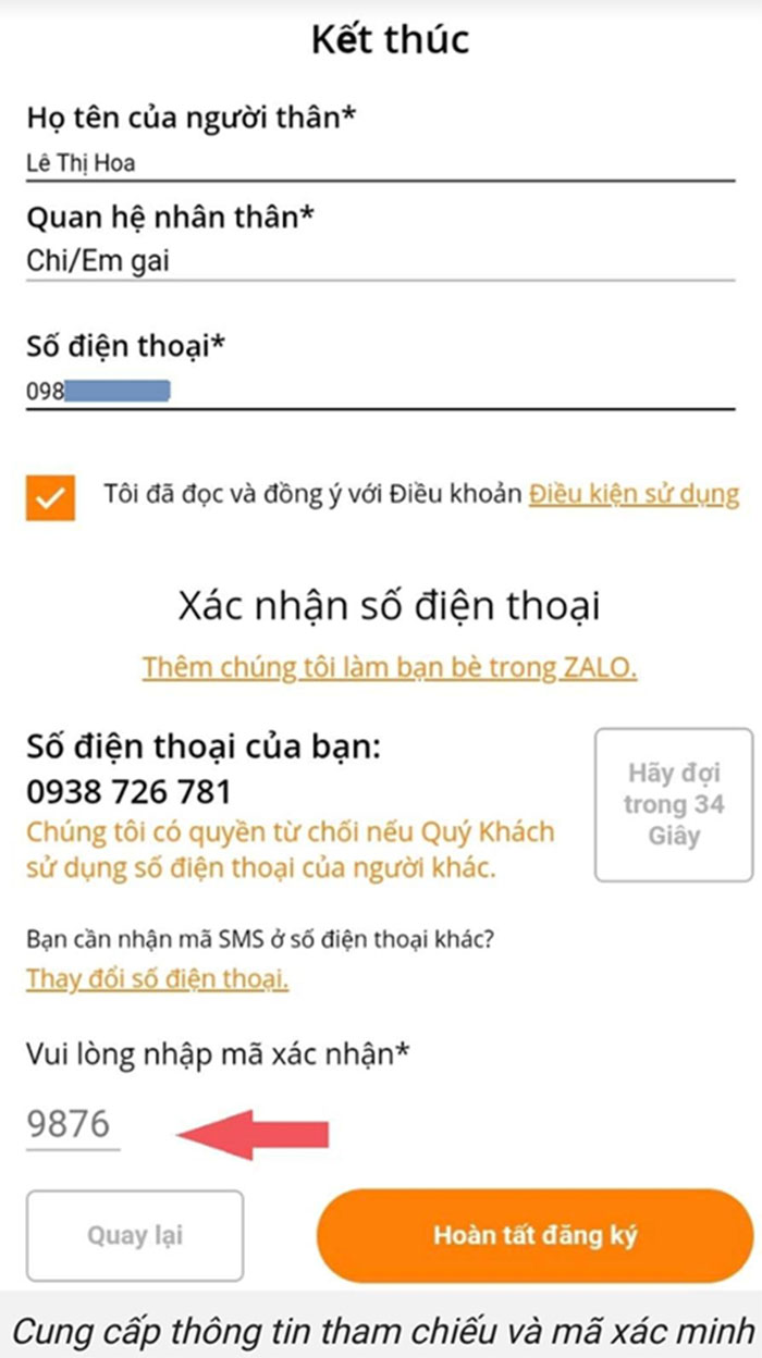 cung cấp số điện thoại cá nhân
