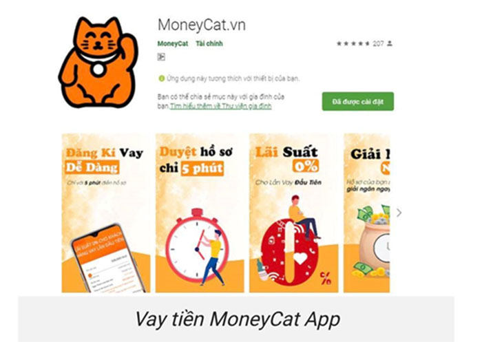 hướng dẫn vay tiền money cat