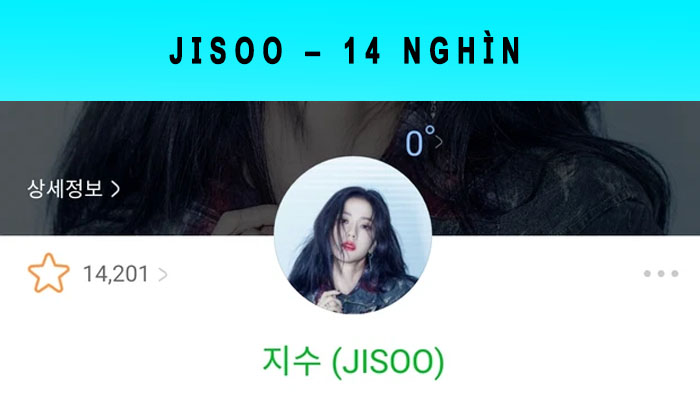 Jisoo 14 nghìn