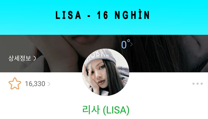 Lisa 16 nghìn Fan