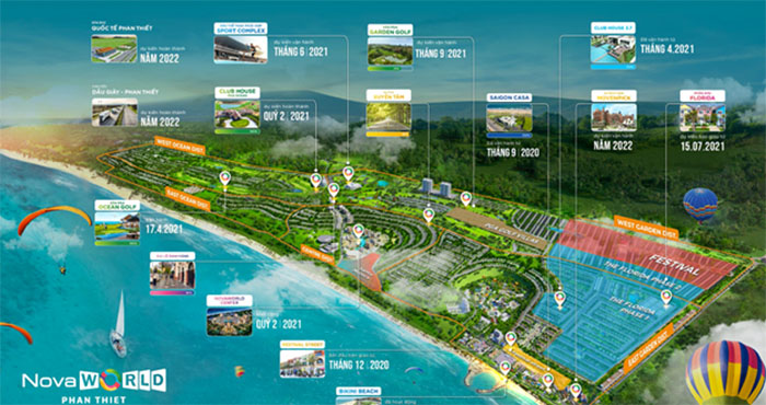 tiến độ thực tế nova phan thiết quý 2 2022