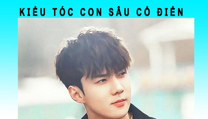 kiểu tóc con sâu cổ điển