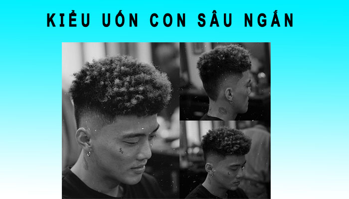 kiểu uốn con sâu ngắn