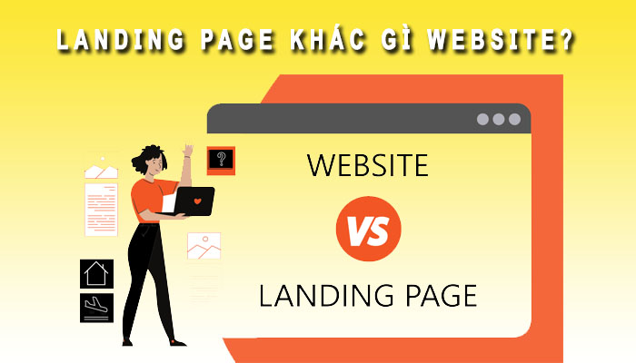 langding page khác gì website