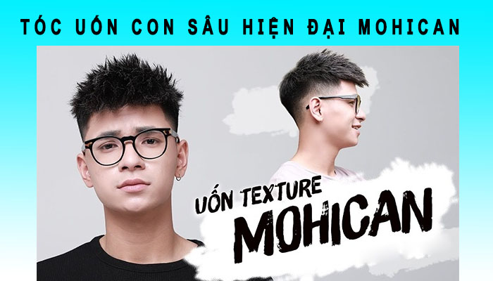 tóc uốn con sâu mohican
