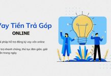 vay tiền online trả góp hàng tháng