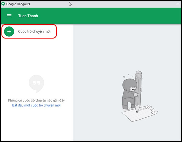 Cách tạo nhóm trên Hangouts