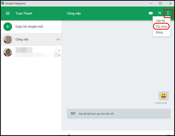 Cách tạo nhóm trên Hangouts