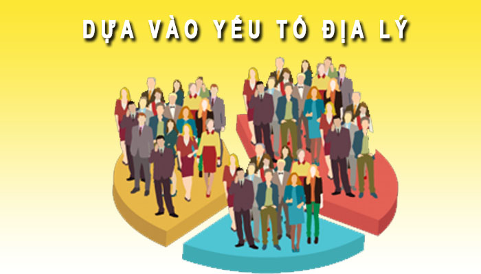 dựa vào vị trí địa lý